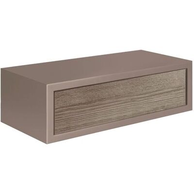 MODULARREDO Estantería de Pared con Cajón - Marrón Talpa & Rovere Moka - Almacenamiento en la Pared MODULARREDO Estantería de Pared con Cajón - Marrón Talpa & Rovere Moka - Almacenamiento en la Pared