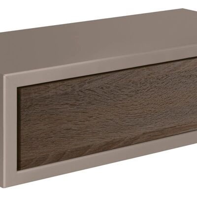 Estantería de pared con cajón SANITEC Ahd Amazing Home - Marrón Nuez Estantería de pared con cajón SANITEC Ahd Amazing Home - Marrón Nuez