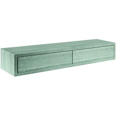 Estantería de pared MODULARREDO con 2 cajones - Diseño moderno italiano - Gris Estantería de pared MODULARREDO con 2 cajones - Diseño moderno italiano - Gris