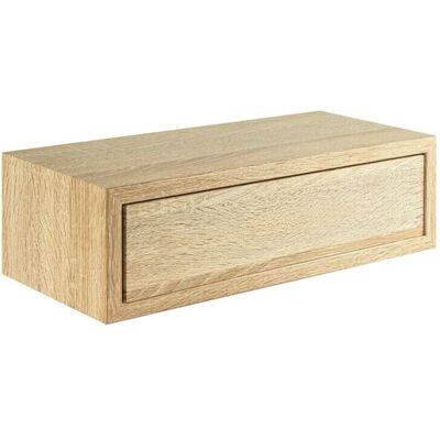MODULARREDO Estantería de Pared con Cajón - 45x13.4x23.7cm - Rovere Sagerau - Estantería con Cajón MODULARREDO Estantería de Pared con Cajón - 45x13.4x23.7cm - Rovere Sagerau - Estantería con Cajón