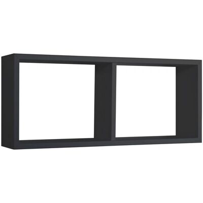 Ahd Morgana Estantería de Pared - Moderna Estantería de 2 Compartimentos Ahd Morgana Estantería de Pared - Moderna Estantería de 2 Compartimentos