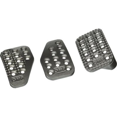 Ensemble en aluminium OMP - Protège-volant & Pédales Ensemble en aluminium OMP - Protège-volant & Pédales