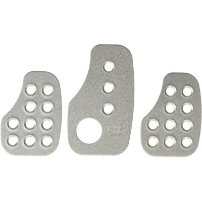 OMP Silver Nappa Steering Wheel Cover - Set of 3 OMP Silver Nappa Steering Wheel Cover - Set of 3