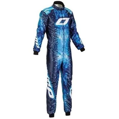 Combinaison de Karting OMP KS Art Bleu - Homologuée FIA Combinaison de Karting OMP KS Art Bleu - Homologuée FIA