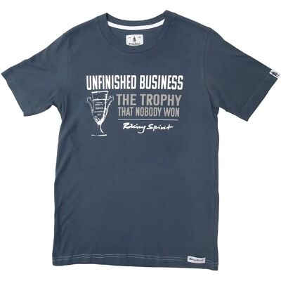 OMP Heren T-shirt Kort Mouw - Onvoltooide Zaken - Donkerblauw OMP Heren T-shirt Kort Mouw - Onvoltooide Zaken - Donkerblauw