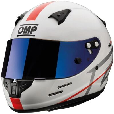 OMP KJ8 EVO White Helmet XS - Helmet OMP KJ8 EVO White Helmet XS - Helmet