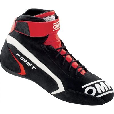 Stivaletti da corsa OMP First Nero/Rosso - Scarpe da corsa Stivaletti da corsa OMP First Nero/Rosso - Scarpe da corsa
