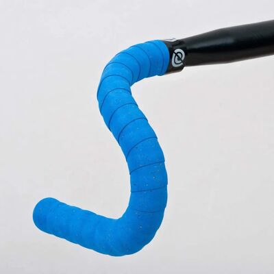Ruban de guidon Bike Ribbon Cork bleu - Publicité Ruban de guidon Bike Ribbon Cork bleu - Publicité