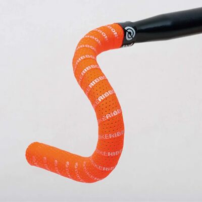 Ruban de Guidon BikeRibbon Eolo Soft - Orange - Publicité Ruban de Guidon BikeRibbon Eolo Soft - Orange - Publicité