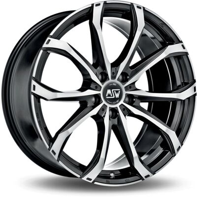 MSW Wheels MSW 71 8x18 ET 38 Glanssort - Hjul MSW Wheels MSW 71 8x18 ET 38 Glanssort - Hjul