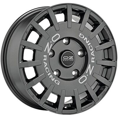 Rueda Oz Racing Rally Racing - 7x17 ET37 4X100 Letras Plateadas Rueda Oz Racing Rally Racing - 7x17 ET37 4X100 Letras Plateadas