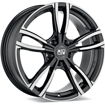 Rueda MSW 73 7.5X17 5X120 Gris brillante pulido Rueda MSW 73 7.5X17 5X120 Gris brillante pulido