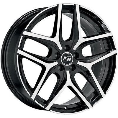 MSW 40 Alloy Wheel - 8.5x20 - 5x112 - Gloss Black - Full Polished - Product Type MSW 40 Alloy Wheel - 8.5x20 - 5x112 - Gloss Black - Full Polished - Product Type
