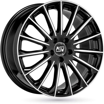 MSW Kevytmetallivanteet - 7,5x17 ET 33 Hopea - Koko vuosi MSW Kevytmetallivanteet - 7,5x17 ET 33 Hopea - Koko vuosi