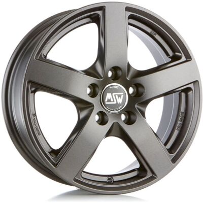 MSW Hjul MSW 55 7,5x17 ET33 5x110 Mat Mørkegrå - Hjul MSW Hjul MSW 55 7,5x17 ET33 5x110 Mat Mørkegrå - Hjul