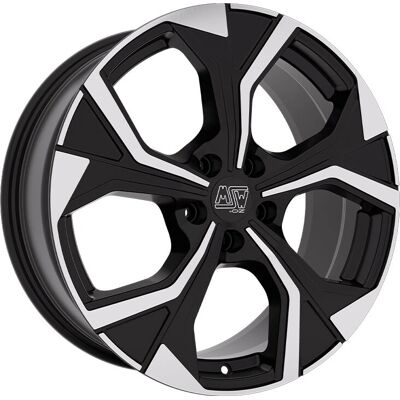 MSW Wheels MSW 43 8x18 ET 35 5x112 Sort højglans poleret - Fælge MSW Wheels MSW 43 8x18 ET 35 5x112 Sort højglans poleret - Fælge