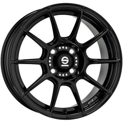 Sparco FF 1 8x17 5x112 ET 35 Black - Car Wheel Sparco FF 1 8x17 5x112 ET 35 Black - Car Wheel
