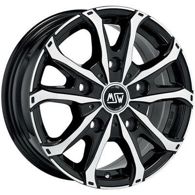 MSW 48 Van 7x17 5x130 Offset Kiiltävä Musta Auton Rengas MSW 48 Van 7x17 5x130 Offset Kiiltävä Musta Auton Rengas