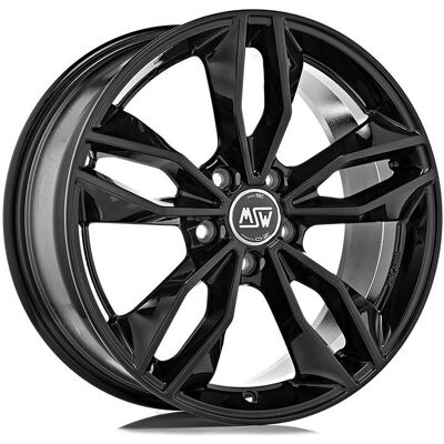 MSW 71 Alloy Wheel for Vehicles - Stylish Black MSW 71 Alloy Wheel for Vehicles - Stylish Black