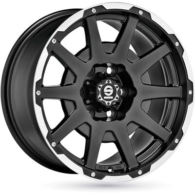Sparco Dakar Alufælge - 7,5x17 - 5x112 - Mat sort Sparco Dakar Alufælge - 7,5x17 - 5x112 - Mat sort