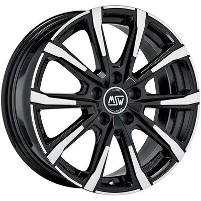 MSW Wheels MSW 99 7.5x18 ET57 5x130 Matt Black Lip Polished - Wheels MSW Wheels MSW 99 7.5x18 ET57 5x130 Matt Black Lip Polished - Wheels