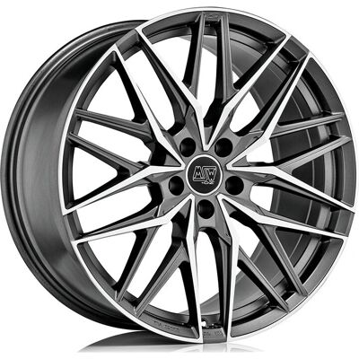 MSW WHEELS - MSW 50 - Matt Gun Metal MGMFP - 10x21 ET19 5x112 - Wheel MSW WHEELS - MSW 50 - Matt Gun Metal MGMFP - 10x21 ET19 5x112 - Wheel