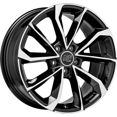 MSW Wheels MSW 40 VAN 6x16 ET48 Blank Sort - Alufælge MSW Wheels MSW 40 VAN 6x16 ET48 Blank Sort - Alufælge
