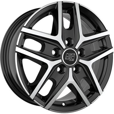 MSW Wheels - MSW 40 VAN - Kiiltävä Musta - Wheel MSW Wheels - MSW 40 VAN - Kiiltävä Musta - Wheel