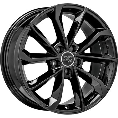 MSW hjul 40 7x17 ET 40 5x105 GLOSS BLACK FULL POLISHED - Hjul MSW hjul 40 7x17 ET 40 5x105 GLOSS BLACK FULL POLISHED - Hjul