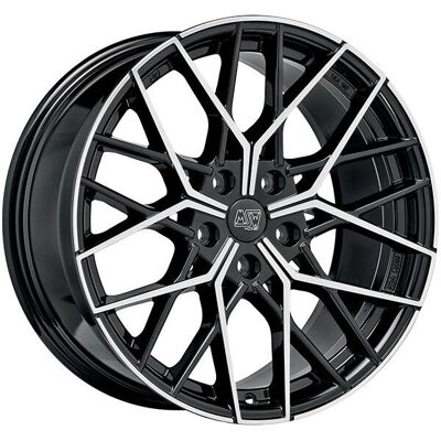 Rines de aleación MSW 74 - Negro brillante 8.5Jx20 5x112 ET20 Rines de aleación MSW 74 - Negro brillante 8.5Jx20 5x112 ET20