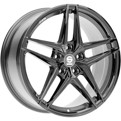 Oz Racing Sparco Record 7,5X17 Musta - Autonrengas Oz Racing Sparco Record 7,5X17 Musta - Autonrengas