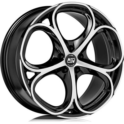 MSW 80-5 7X17 5X114,30 Et 35 Rincon de rueda negro - Wheel Rim MSW 80-5 7X17 5X114,30 Et 35 Rincon de rueda negro - Wheel Rim