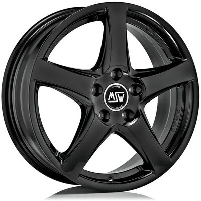MSW WHEELS - MSW 78 - 6.5x17 - Højglans sort - Wheel Rim MSW WHEELS - MSW 78 - 6.5x17 - Højglans sort - Wheel Rim