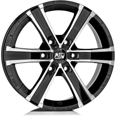 Rueda de aleación MSW 31 - Negro brillante 8x18 5x112 - para Skoda Superb, Mercedes E, Aiways U5, VW Tiguan, Skoda Kodiaq Rueda de aleación MSW 31 - Negro brillante 8x18 5x112 - para Skoda Superb, Mercedes E, Aiways U5, VW Tiguan, Skoda Kodiaq