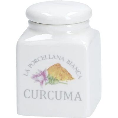 Contenant de curcuma La Porcellana Bianca - 175ml Pot en céramique rustique Contenant de curcuma La Porcellana Bianca - 175ml Pot en céramique rustique
