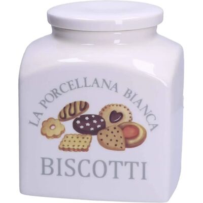 La Porcellana Bianca Conserva Keksbehälter - Weiss 3.5 L - Biscuit container La Porcellana Bianca Conserva Keksbehälter - Weiss 3.5 L - Biscuit container