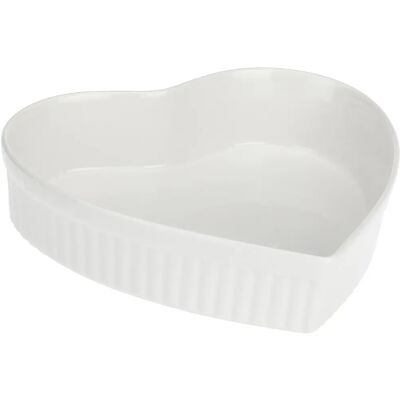 La Porcellana Bianca Cupido Herz Auflaufform - Weiß 25cm La Porcellana Bianca Cupido Herz Auflaufform - Weiß 25cm