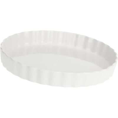 La Porcellana Bianca 28cm Tarte - Porcelaine, Blanc La Porcellana Bianca 28cm Tarte - Porcelaine, Blanc