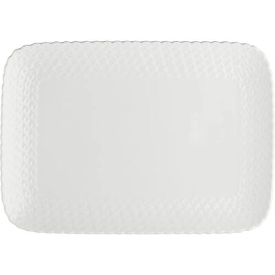 La Porcellana Bianca Momenti Plateau de service - Blanc, 31 x 22 cm La Porcellana Bianca Momenti Plateau de service - Blanc, 31 x 22 cm