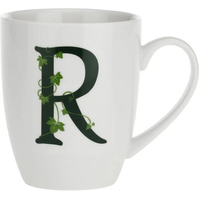 La Porcellana Bianca Caneca - Letras do alfabeto e Hera 380ml - Caneca La Porcellana Bianca Caneca - Letras do alfabeto e Hera 380ml - Caneca