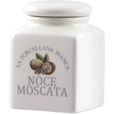 La Porcellana Bianca Contenant de muscade - Style vintage - 175 ml La Porcellana Bianca Contenant de muscade - Style vintage - 175 ml