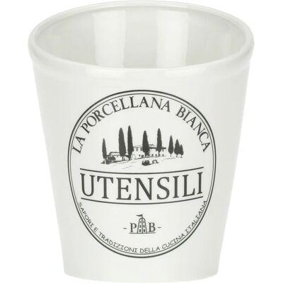 La Porcellana Bianca Porzellan Utensilienbehälter - Weiß - Küchenutensilien La Porcellana Bianca Porzellan Utensilienbehälter - Weiß - Küchenutensilien