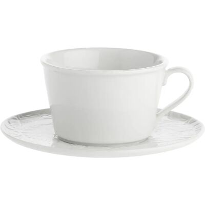 La Porcellana Bianca Set aus 6 Bosco Teetassen mit Untertasse - Weiß - Teetassen & Untertassen La Porcellana Bianca Set aus 6 Bosco Teetassen mit Untertasse - Weiß - Teetassen & Untertassen