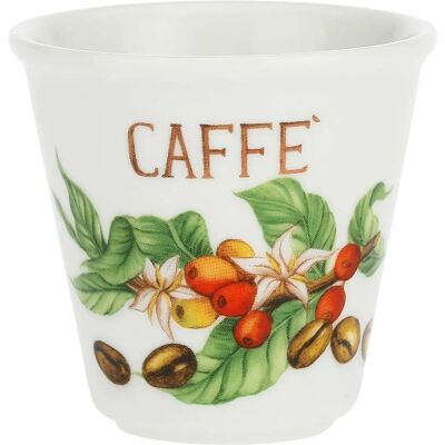 La Porcellana Bianca Kaffeelikörglas-Set - Rustik Italienischer Stil - 75ml La Porcellana Bianca Kaffeelikörglas-Set - Rustik Italienischer Stil - 75ml