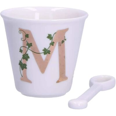 Tasse rose 75 ml La Porcellana Bianca avec cuillère - Tasse Tasse rose 75 ml La Porcellana Bianca avec cuillère - Tasse