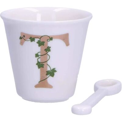 La Porcellana Bianca - Unico Kopp med Sked 75ml La Porcellana Bianca - Unico Kopp med Sked 75ml