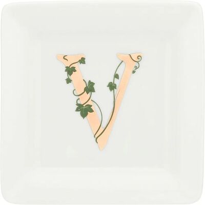 La Porcellana Bianca Assiette Carrée - Alphabet - 10cm - Assiette Carrée - Publicité La Porcellana Bianca Assiette Carrée - Alphabet - 10cm - Assiette Carrée - Publicité