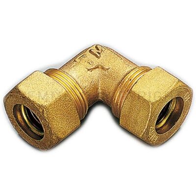 TIEMME - Raccordo curvo doppio a compressione - 12x12mm - Raccordo TIEMME - Raccordo curvo doppio a compressione - 12x12mm - Raccordo