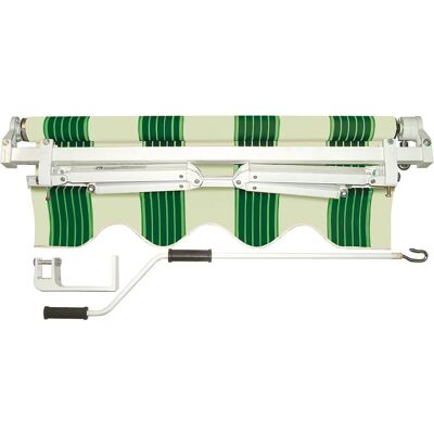 Tenda da sole San Giorgio 295x200 Verde-Bianco Parete/Soffitto Tenda da sole San Giorgio 295x200 Verde-Bianco Parete/Soffitto