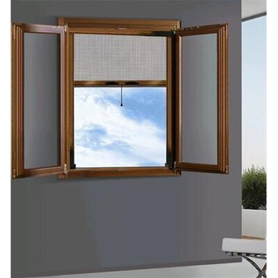 BRUN - 160x170 - Fibra di vetro/PVC - Zanzariera BRUN - 160x170 - Fibra di vetro/PVC - Zanzariera